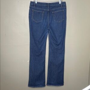 J JILL Bootcut Blue Jeans 5 Pocket Denim 12T